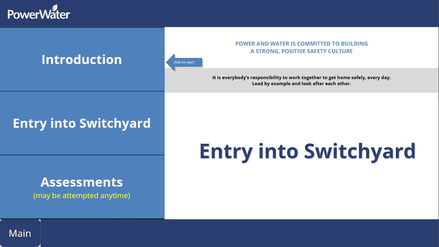 Entry into Switchyard
